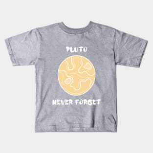 Pluto Never Forget Kids T-Shirt